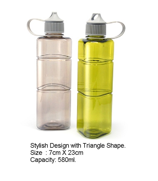 Tritan Triangular Shaped Water Bottle - 1211 (image for) Tritan Triangular Shaped Water Bottle - 1211